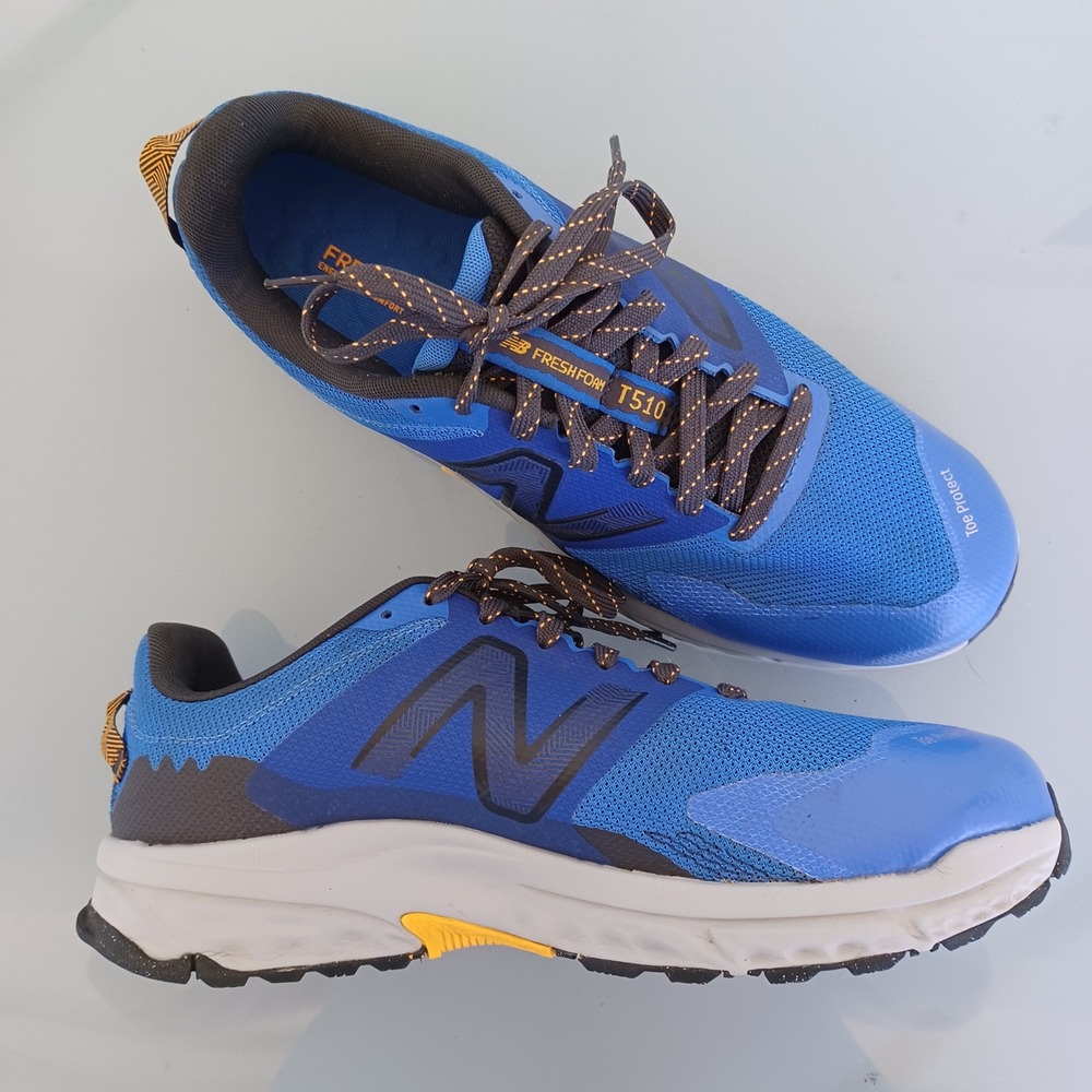 New Balance 510v6 Fresh Foam Trail Running Shoes Mens 11 4E Wide Blue MT510LH6